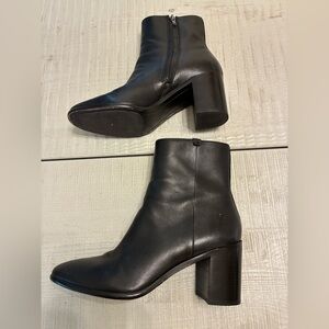 Frye Ankle Boots Black Leather size 8.5